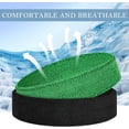 thumbnail image 2 of Daletu 4 Pack Cotton Terry Sweat Headbands for Men & Women, Absorbent Sports Headbands for Running, Gym, Basketball, Tennis, 2 of 7