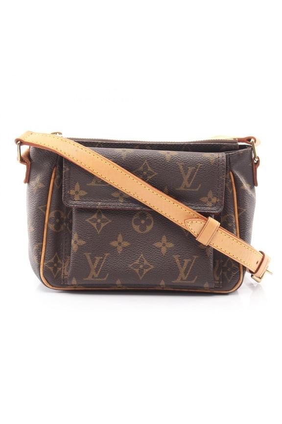 Pre-Owned Louis Vuitton LOUIS VUITTON Vivacite PM Shoulder Bag Handbag Coated Canvas Leather...