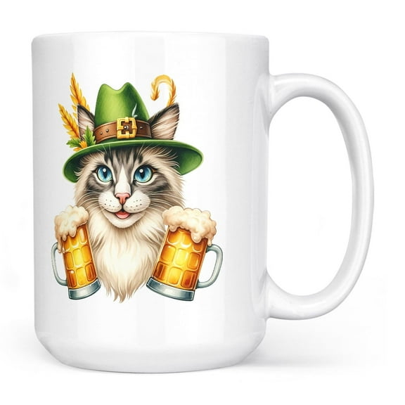 Best Ragdoll Dad Proud Beer Lover Happy Oktoberfest Mug Cat Lover Kitten Owner Gifts Idea Coffee Tea Cup - 02016