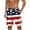 Black, variant on cllios 4th of July Big and Tall Swim Trunks Mens Quick Dry Swimming Shorts Red White and Blue Surfing Board Shorts with Pockets Elastic Waisted Drawstring Beach Shorts for Men