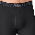 thumbnail image 5 of Hanes Mens Underwear Boxer Briefs, 3-Pack, Moves Anti Chafe Boxer Briefs with Total Support Pouch, 5 of 8