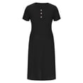 thumbnail image 4 of Robe d'Été Décontractée à Œillets pour Femmes, Robe Maxi Brodée Boho, Robe Longue Plissée, Vêtements Tendance pour Vacances à la Plage 2025, 4 of 6