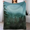 thumbnail image 4 of Nature Forest Blanket for Bed Throw Blanket for Women, Men Super Soft Plush Blanket Throw, Print Blanket, 4 of 5