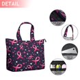 thumbnail image 2 of Pink Breast Cancer Travel Tote Bags for Women Carry On,Large Weekender Bags for Women Travel,Multi Functional Duffle Bag for Work,Shopping,Sports, 2 of 5