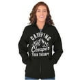 thumbnail image 3 of Camping Is Therapy Outdoors Adventure Zip Up Hoodie Men's Women's Brisco Brands X, 3 of 6