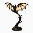 thumbnail image 6 of Glowing Bat Table Lamp Resin Night Light Decor for Halloween Party Home Office Tabletop Ornament Gothic Style Holiday Gift Lighting, 1Pack Glowing Bat #C, 6 of 6