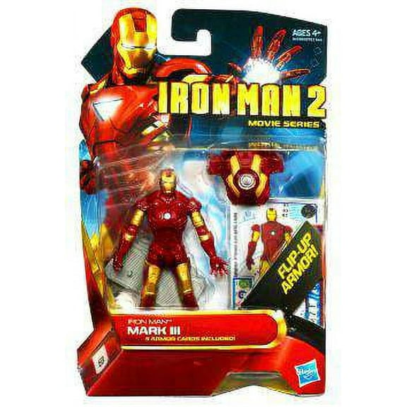 Hasbro Iron Man Mark III Action Figure, 3.75" Kids Toy, Advanced Armor, Super Strength