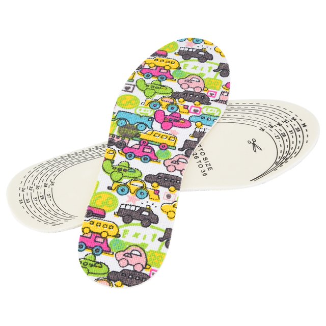 Shoe Insoles, Shoe Inserts Sweat-absorbing Car Pattern For Children For Walking For Men Women