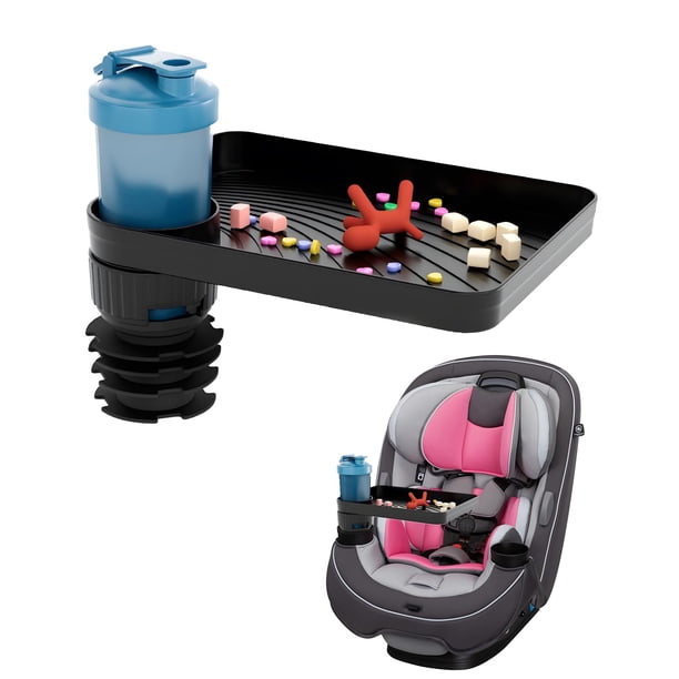 Bandeja para asiento de coche SEVEN SPARTA para niños pequeños con portavasos