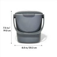 thumbnail image 2 of Good Grips Easy-Clean Compost Bin, Charcoal, 2 of 12