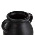 thumbnail image 4 of Mainstays Ceramic Vase with Ribbed Finish, Black, 4 of 10