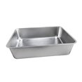 thumbnail image 4 of Caja de Arena para Gatos Bandeja para Arena de Gatos Metálica Acero Inoxidable con Criba Diseño Abierto Fácil de Limpiar Adecuada para Gatitos, 4 of 9