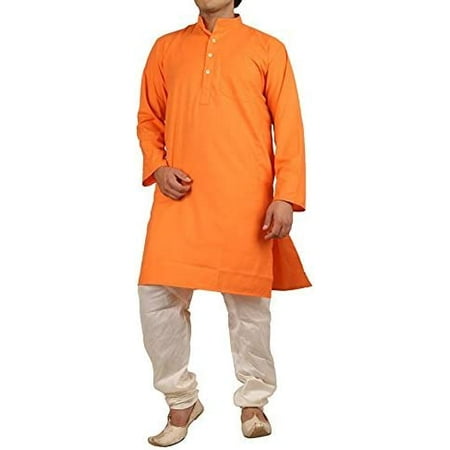 

Royal Men s Cotton Kurta Pyjama Set (ROYAL_227_Orange_X-Large)