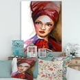 thumbnail image 2 of Designart ' Portrait of Young African American Woman I ' Modern Canvas Wall Art Print, 2 of 4