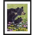 thumbnail image 2 of Art.com Black Bears Art Print by Fred Szatkowski, Black Frame Wall Art, 17" x 21", 2 of 5
