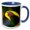 Blue/White, variant on 3drose, Costa Rica, Parque Nacional Carara. Chestnut-mandibled Toucan. 2, 11oz Mug