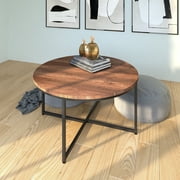 Mefine Black Friday Round Coffee Tables for Living Room,Material MDF and STEEL