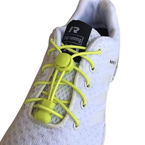 Lazy No Tie Elastic Tieless Lock Laces Shoe Laces Strings for Sneakers Kids Adults Boots Canvas