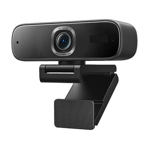 Webcam Smart Full HD Webcam, AI-Powered Framing Autofocus 2K Webcam With Noise-Cancelling Microphones For Conferencing, Live Streaming, Recording