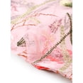 thumbnail image 5 of Agnes Orinda Women's Plus Size Floral Dresses U Neck Sleeveless Embroidered Mesh Double Layer Wedding Maxi Cami Dress with Pockets 3X Pink, 5 of 6