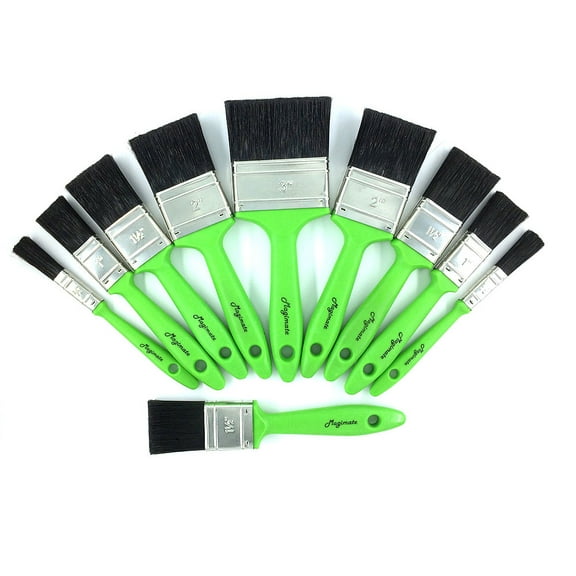 Magimate Plastic 1/2" Synthetic Household Paint Brush, 10 Pieces
