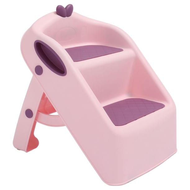 Taburete para niños, taburete para sin atarse de 3 modos, escalera corta, escalera para subir de baja altarra, taburete para niños pequeños para atrenamiento en el baño