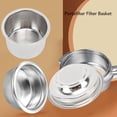 thumbnail image 3 of Coffee Filter Basket, Stainless Steel Coffee Portafilter Filter Basket Coffee Machine Accessories, 3 of 7