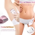 thumbnail image 2 of Maquinillas de afeitar eléctricas para mujer 6 en 1, afeitadora sin dolor para depilación corporal, recortadora de bikini para piernas, axilas y zona de bikini, impermeable, recargable, inalámbrica, h Namotu CZMR-ST166, 2 of 7