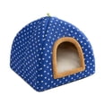 thumbnail image 3 of Nido para gatos Nido para gatos Cojín de interior Cama para perros y gatos para dormir en interiores Tienda para mascotas Cachorro azul, 3 of 8
