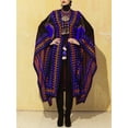 thumbnail image 4 of Vestido tipo kimono con estampado bohemio de talla grande con mangas de murciélago para verano y primavera de 2024, ropa de playa holgada para mujer, pareo, 4 of 4