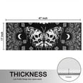 thumbnail image 5 of Kitchen Rugs Sets Of 2,Black Gothic Skull Butterfly Pattern Anti Fatigue Kitchen Mat Rugs Non Slip Washable,Decorative Kitchen Floor Mats for Kitchen,Sink,Laundry,17"X47", 5 of 5