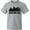 Athletic Heather, variant on Boston Massachusetts City Skyline with Grunge Youth T-Shirt