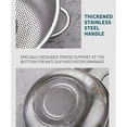 thumbnail image 3 of TOPRenddon Stainless Steel Colander - 3-in-1 Washing Draining Basket for Rice Vegetables Fruits | Durable Kitchen Sieve Strainer with Fast Drain Holes & Compact Design, 3 of 9
