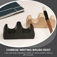 thumbnail image 3 of 12Pcs Plastic Pen Rest for Calligraphy Brush Storage Black Color Traditional Design, 3 of 6