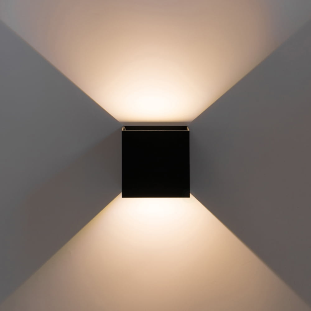 "Modern Wall Sconce LED Waterproof Wall Lamp Aluminum with Adjustable Beam 10-Watt 4000K Cool White Indoor Outdoor for Bathroom Energy Efficient