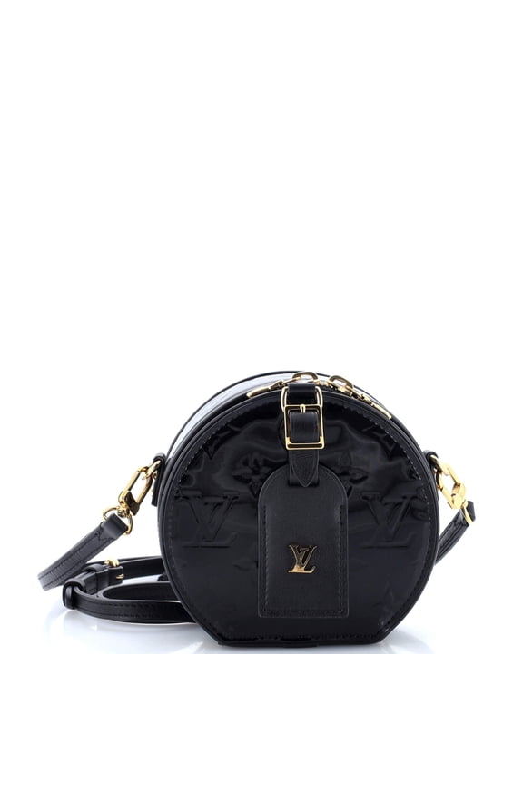 Pre-Owned Mini Boite Chapeau Bag Monogram Vernis By Rebag