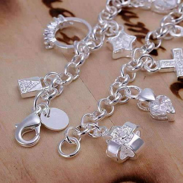 My Charmed Life Silver Charm Bracelet for Woman Perfect Gift Any Occasion Christmas