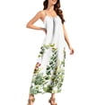 thumbnail image 4 of Elvqul Maxi Dress for Women Scoop Neck Summer Dresses Flowy Holiday Pullover Floral Womens Sleeveless Dresses Tunic, Sizes S-5X, 4 of 9