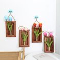 thumbnail image 3 of Tulipán Artificial, maceta montada en la pared, paisaje, planta artificial, decoración interior, flor falsa, 3 of 5