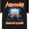 thumbnail image 2 of Aggretsuko Choke On My Rage Crew Neck Short Sleeve Men's Black T-shirt-3XL, 2 of 4