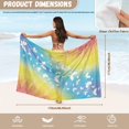 thumbnail image 7 of Uourmeti Sarong Wraps for Women Tie-Dye Butterfly Flowy Chiffon Scarf Blouse for Swimwear Bikini Wrap for Lover One Size, 7 of 7