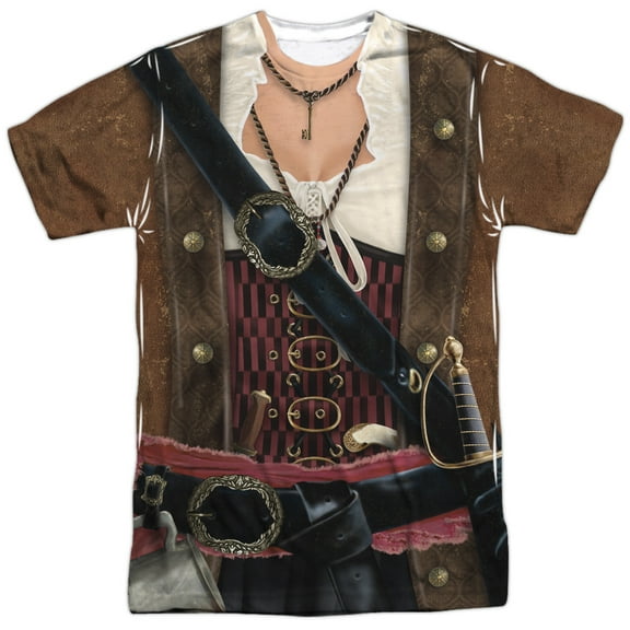 - Pirate Lass - Short Sleeve Shirt - Large