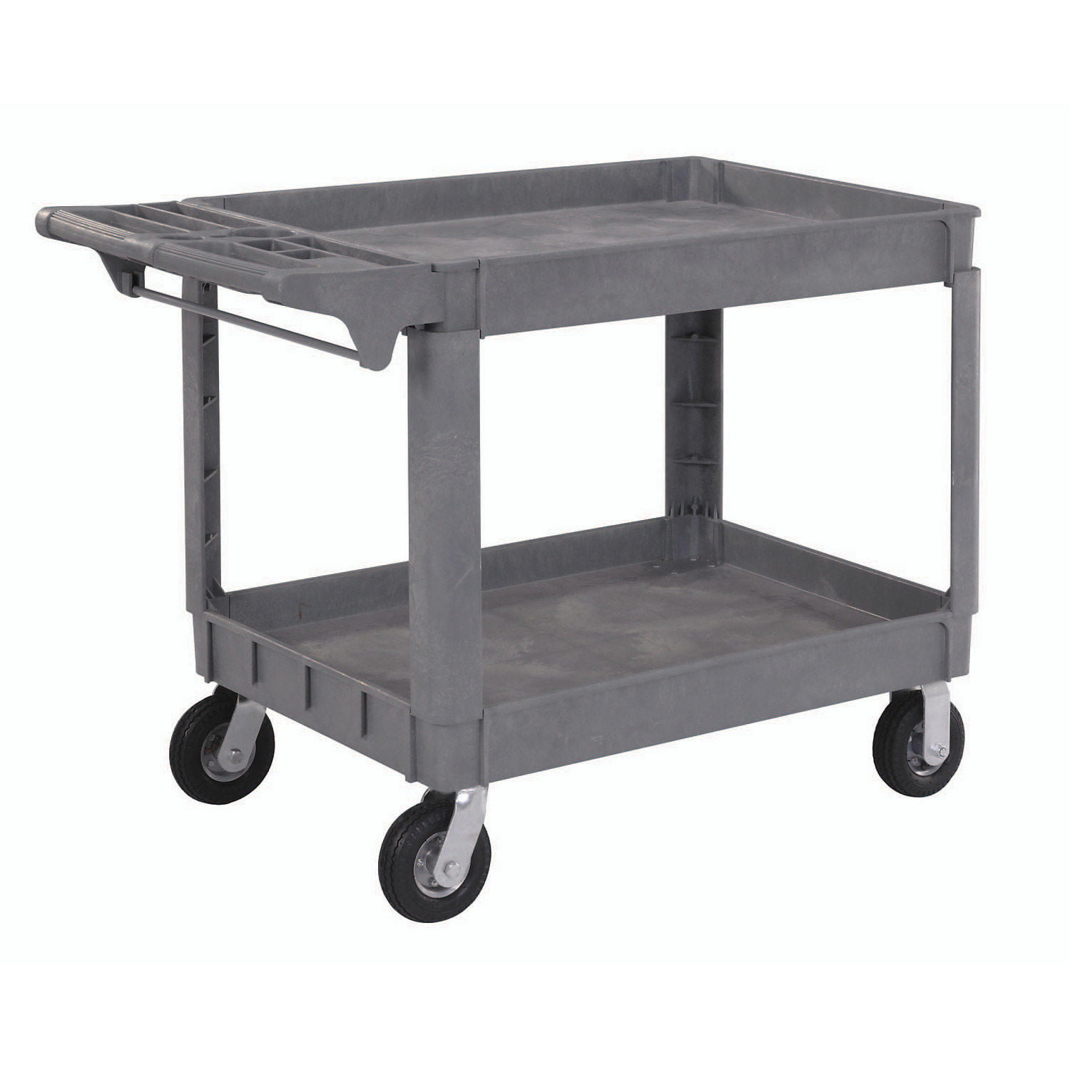 Details about   Plastic Utility 3 tray 550LB Rolling Service Cart Shop Office Warehouse Tray 