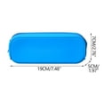thumbnail image 3 of JoyMoreHome Silicone Pencil Case with Zipper, Large-Capacity Stationery Storage Bag, Easy to Clean, Durable Pencil Bag, 3 of 5