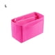 thumbnail image 4 of Jumpingount El parte movible mezclado del fieltro empaqueta la bolsa de asas del fieltro del bolso cosmético del viaje conveniente y práctico de Bolsas de maquillaje Rosa roja Largo 30*15*16cm, 4 of 6