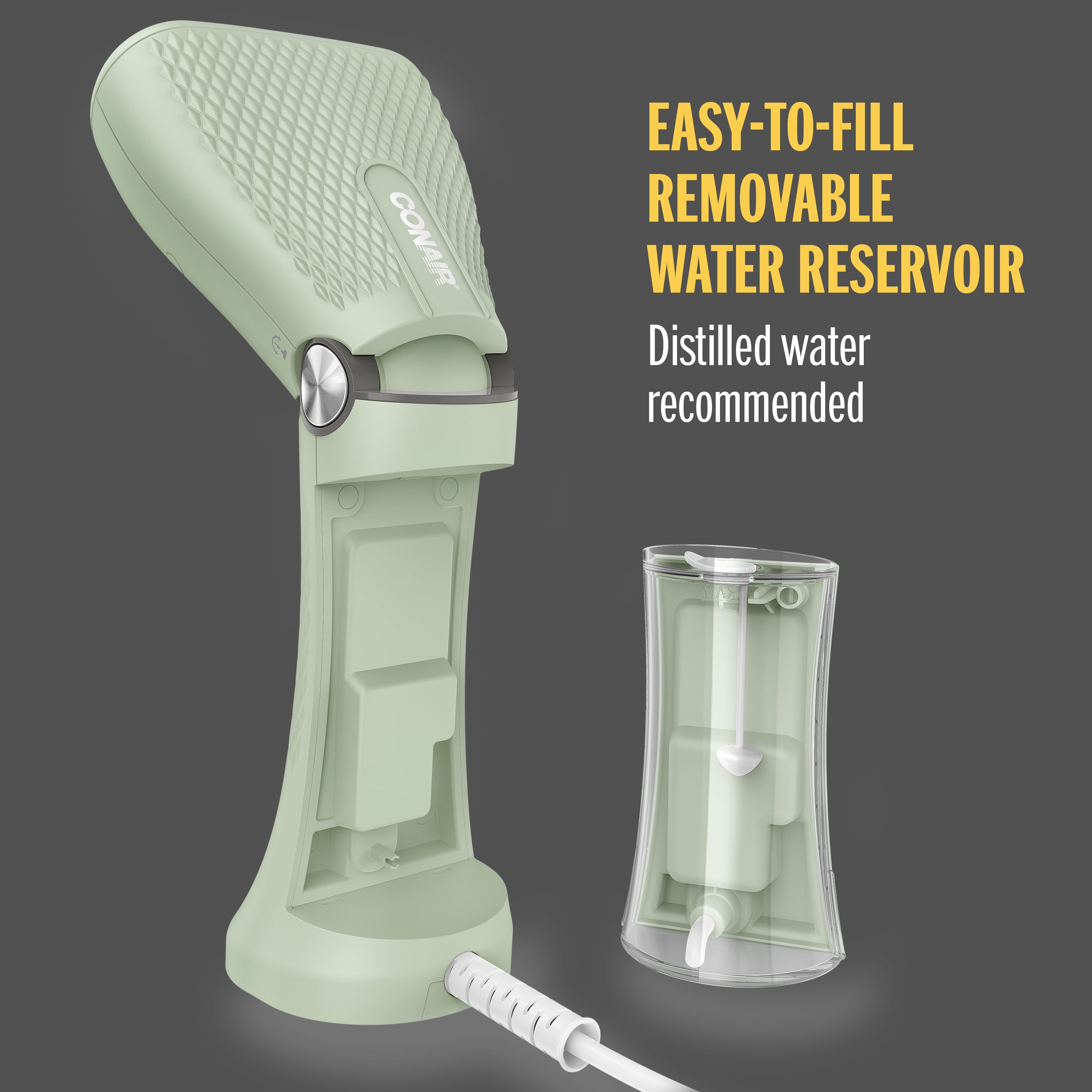 Conair Extreme Steam Handheld Garment Steamer GSC24, Pistachio Green, 1200W Power