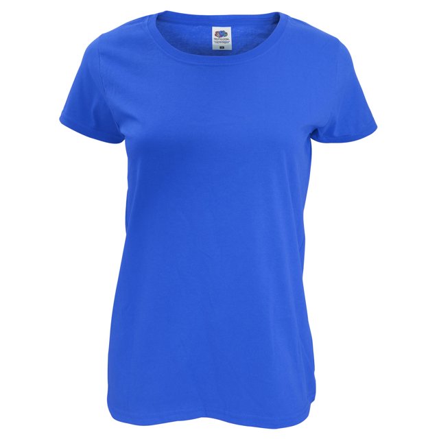 Fruit of the Loom T-Shirt à Manches Courtes Coupe Féminine pour Femmes