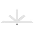 thumbnail image 4 of 60"W x 25"H x 2"D x 4"F, 10/12 Pitch, Kennewick Architectural Grade PVC Gable Bracket, 4 of 8