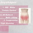 thumbnail image 4 of Joyshaper Waist Cross Compression Shapewear Shorts for Women Tummy Control Body Shaper Thigh Slimmer Panties Fajas Colombianas(Beige-S), 4 of 7