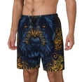 thumbnail image 2 of Uemuo Elegant Dog Mandala Art Pattern Mens Swim Trunks Quick Dry Board Shorts with Mesh Lining, Stretch Beach Shorts Quick Dry No-Chafing Board Shorts-X-Large, 2 of 9